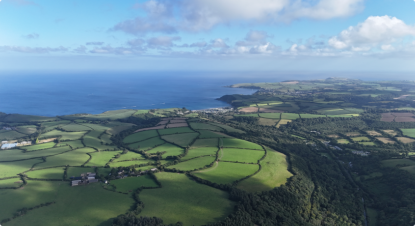 Devon Cornwall Coastline England