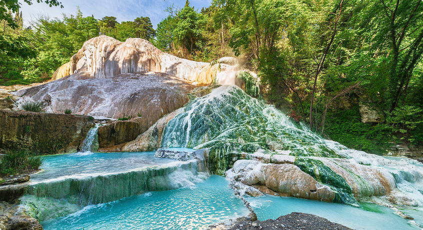 Natural Hot Springs at Bagni San Filippo