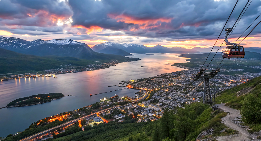 Fjellheisen Gondola Norway