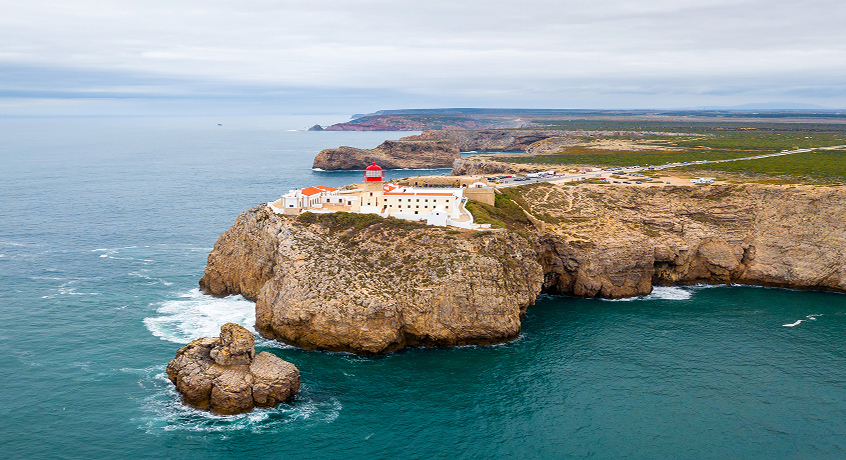 Lighthouse Cape St Vincent Algarve Portugal