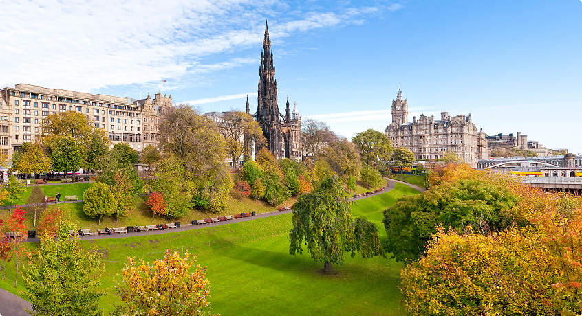 Princes Street Gardens Edinburgh