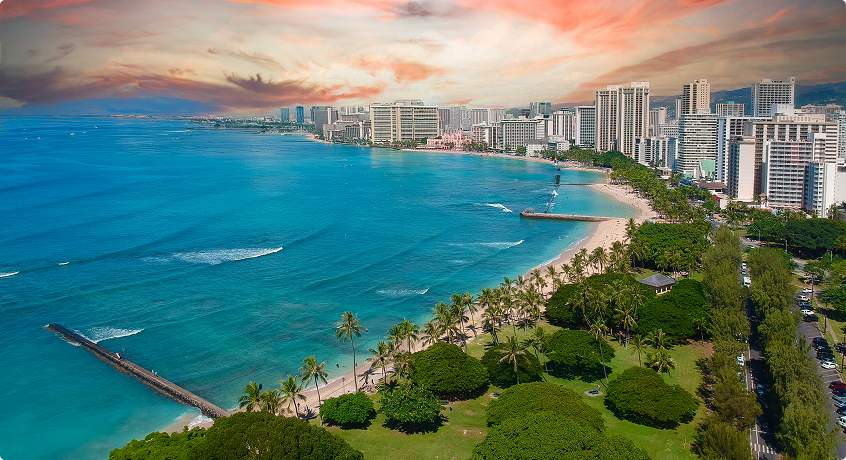 Waikiki Beach Hawaii