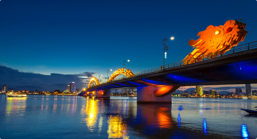Dragon Bridge in Da Nang